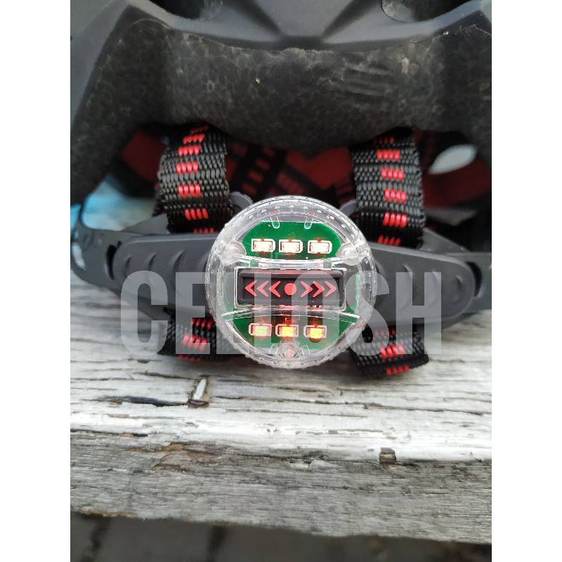 Helm Sepeda EPS PVC Shell dengan Lampu Backlight - 1105 - Black