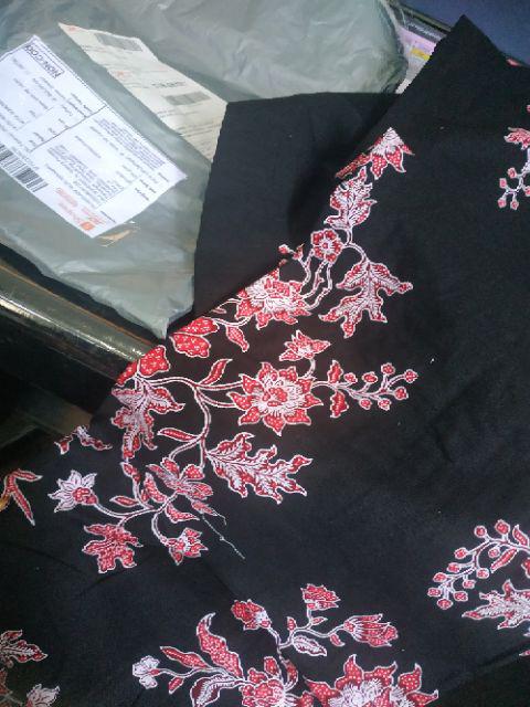 Bisa Cod Ready Xxl - Baju Batik Wanita Termurah Tunik Motif Cibulan Merah - Batik Ifa