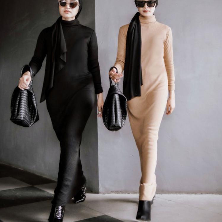 ((TERMURAH)) Monoxroom - Turtleneck Dress