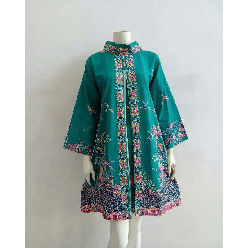 DRESS BATIK GROSIR / TUNIK BATIK WANITA 0019