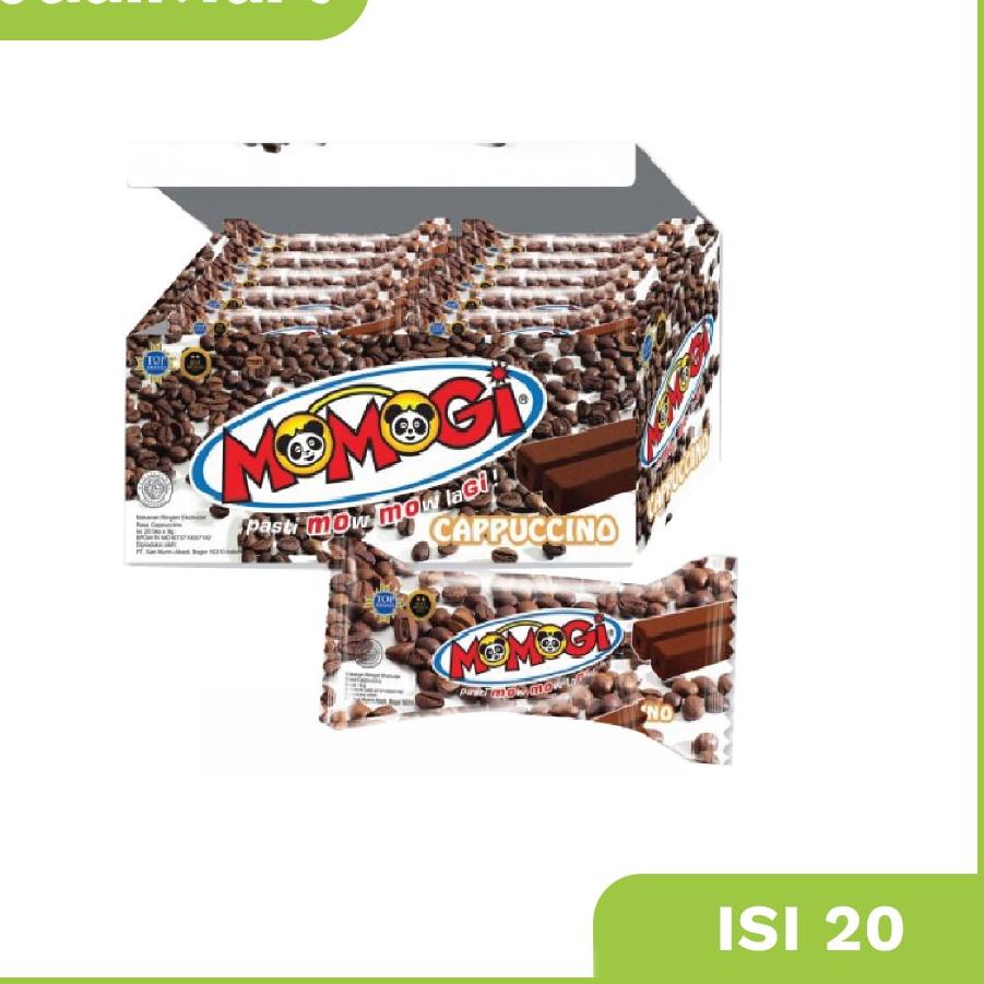 

ゲMomogi Stick Cappuccino Box Isi 20 x 6 Gram / 5 Gram