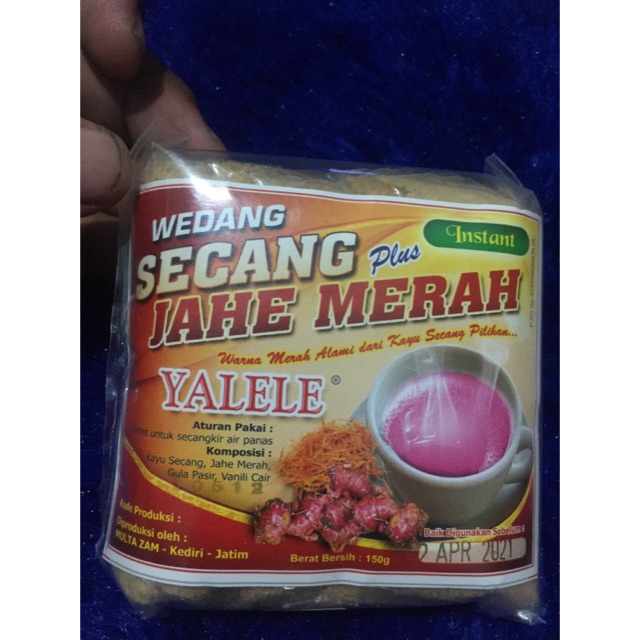 Wedang secang jahe merah