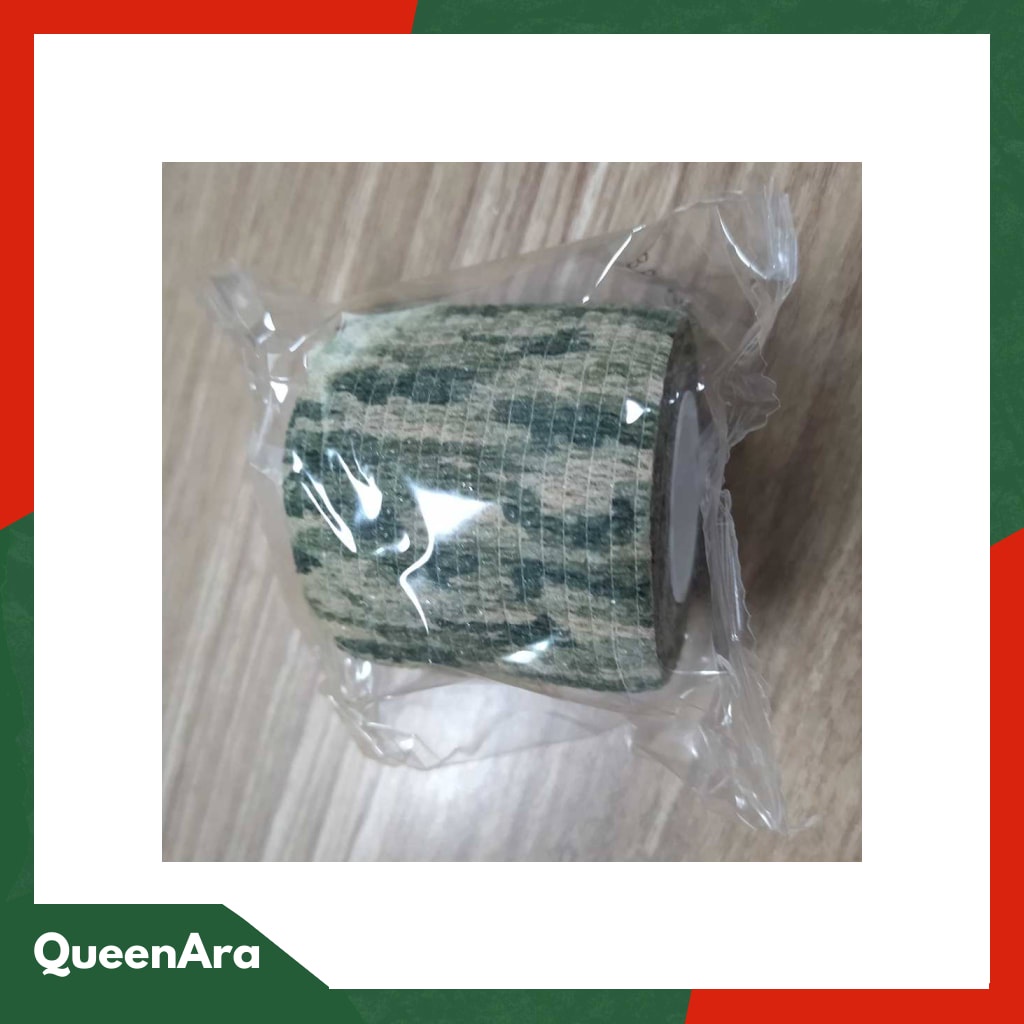 Camouflage Retractable Tape Hunting Survival Kit / Lakban Ajaib - H1