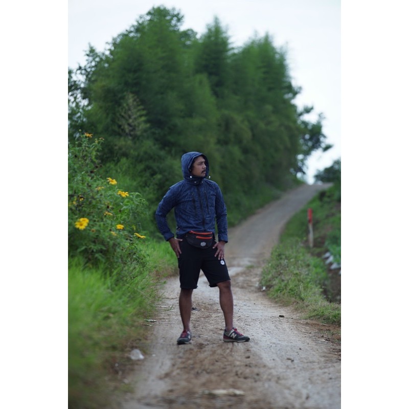 jaket running prau biru ads