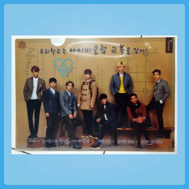 L Holder / Clear File Map EXO Official IVY Club Uniform Seragam