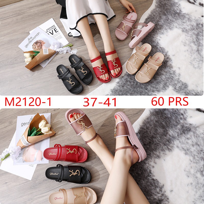 SANDAL WANITA IMPORT SANDAL KONDANGAN GLANZTON M2120-1 37-41