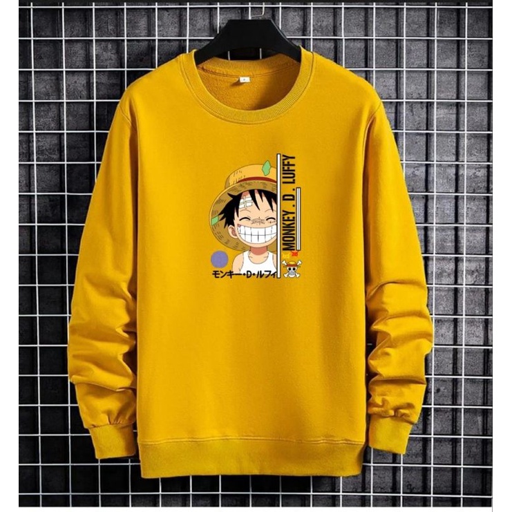 COD/DS/BAJU SWEATER LUFFY NYENGIR (M-L-XL)