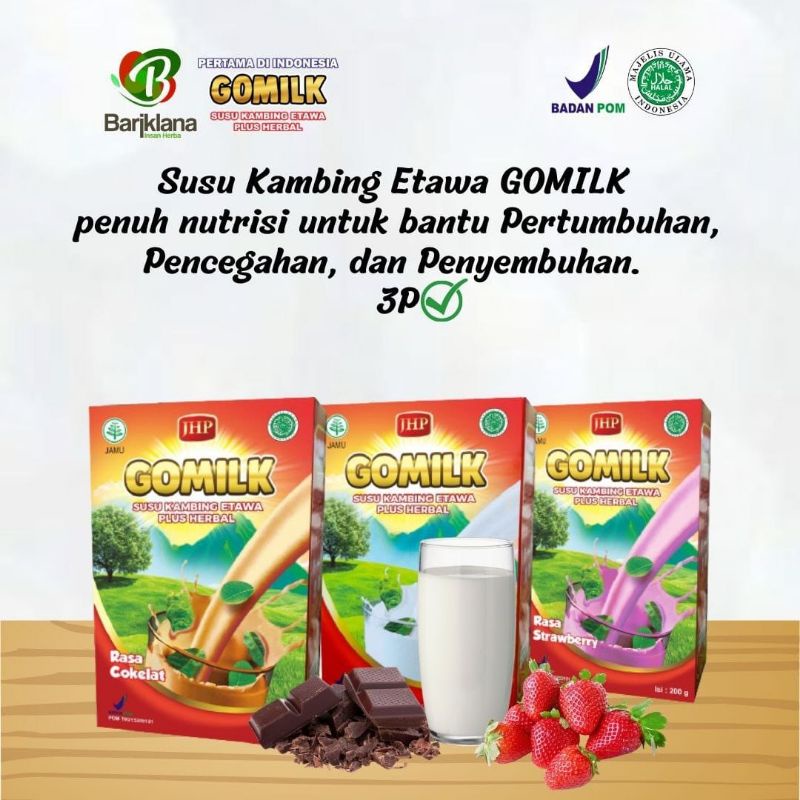 

viral!!! Susu Kambing Gomilk Bariklana Herbal