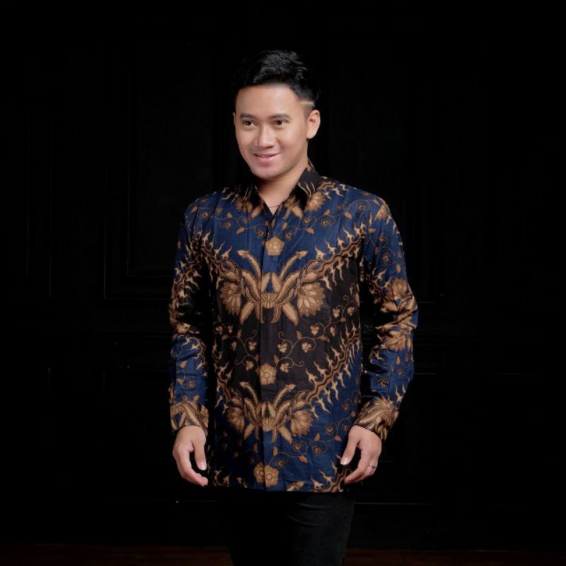 KEMEJA BATIK LENGAN PANJANG SIZE M L XL XXL