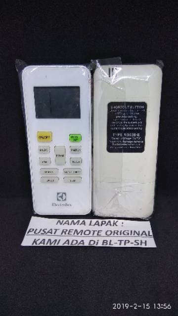 REMOTE REMOT AC ELECTROLUX DAST RG52B/E ORIGINAL ASLI