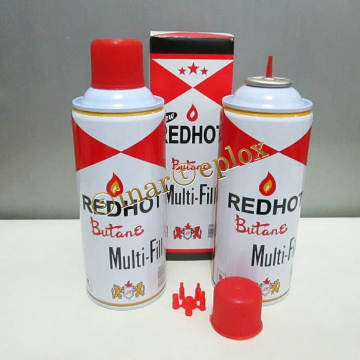 Gas butane / refill / isi ulang korek api REDHOT
