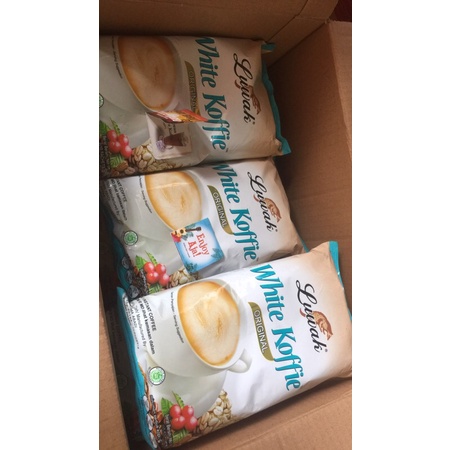 

Kopi Luwak white Coffe original 20g RENCENG ( ISI 10)