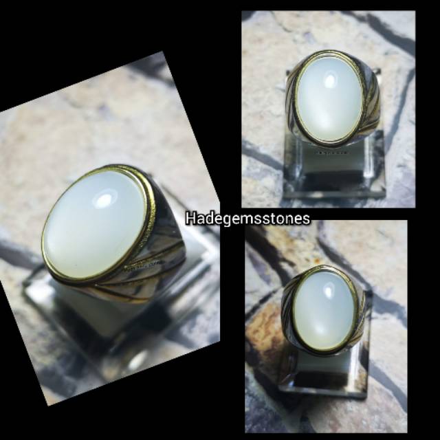 Natural batu moonstone biduri bulan original