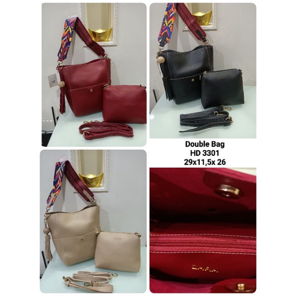 Tas Fashion Double Bag HD 3301