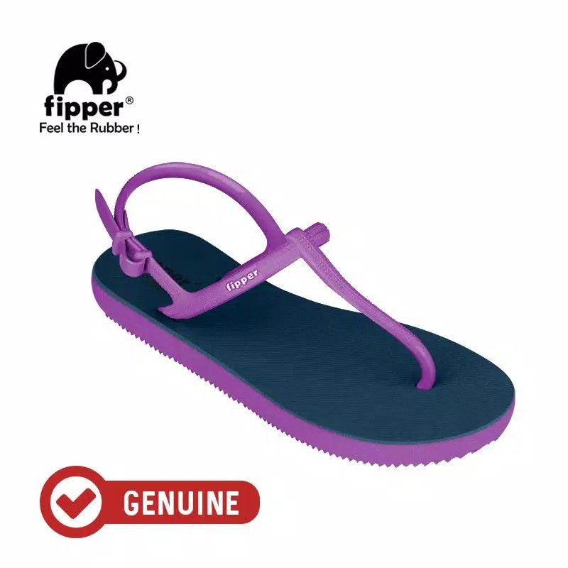 Sandal Fiper Black Purple