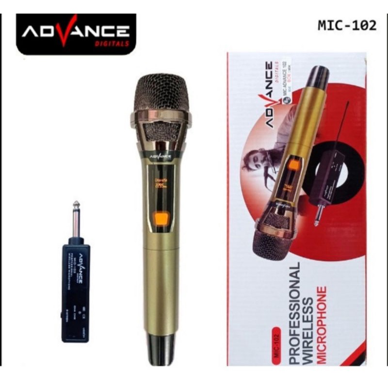 Mixropon Wirles Advance 102. Mix karaoke. mix buntung Tanpa kabel. Suara Jernih Bersih