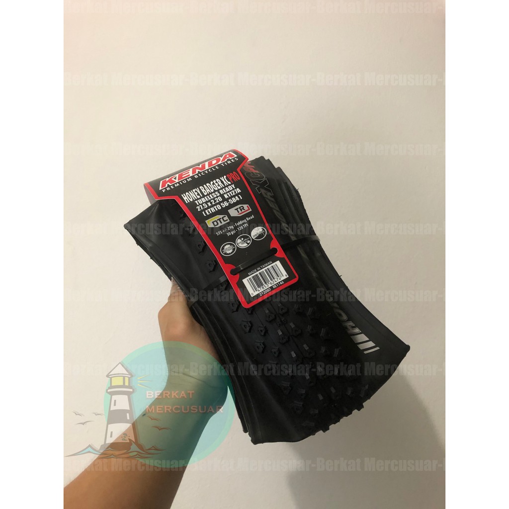 Ban Luar Kenda Honey Badger XC PRO 27.5 x 2.20 TUBELESS untuk MTB