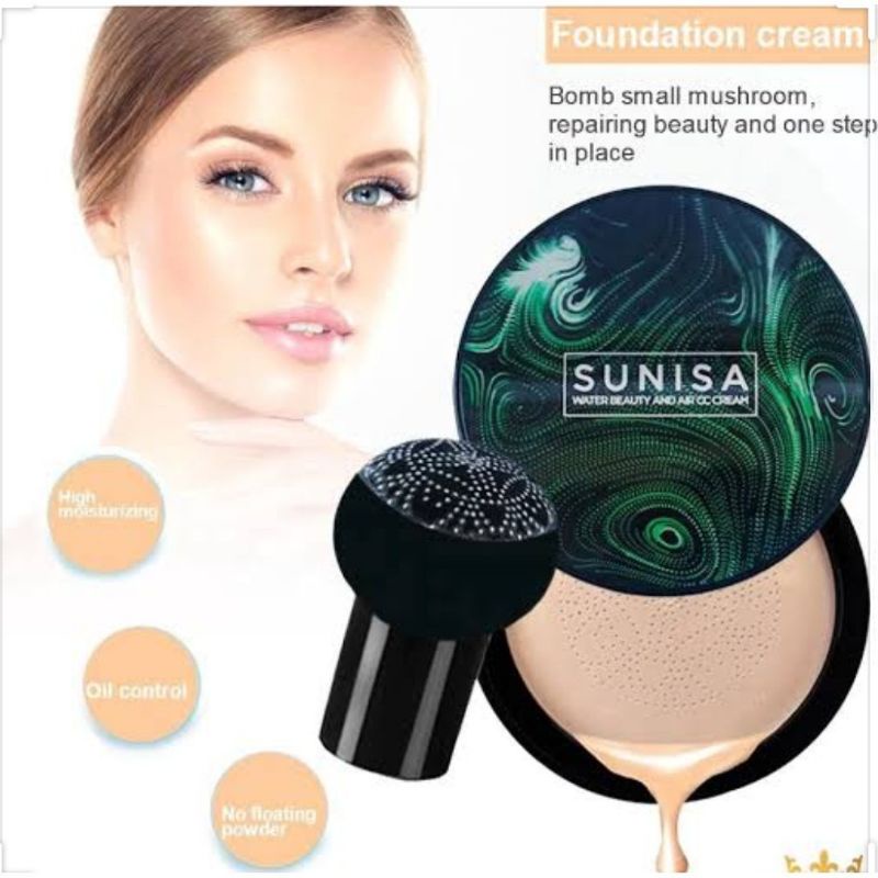 SUNISA SN-1 Waterproof Mushroom Head Air CC Cream Moisterizing Air Cusion