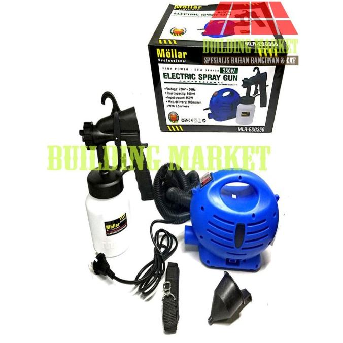 *****] MOLLAR SPRAY GUN ELECTRIC SPRAY GUN ELEKTRIK MOLLAR ESG350 350 WATT