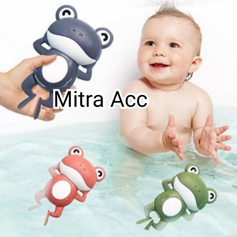 Mainan Mandi Anak Bayi Katak Berenang/ Kid Toys