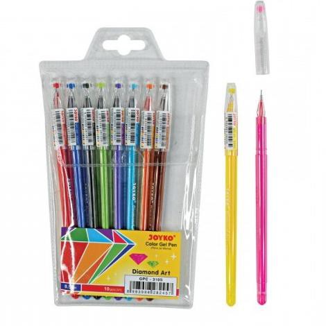 

R3stok lagi Gel Pen Joyko GPC - 310S (Diamond Art 10 Colours) / Pulpen Warna |E|4N0|09 ..