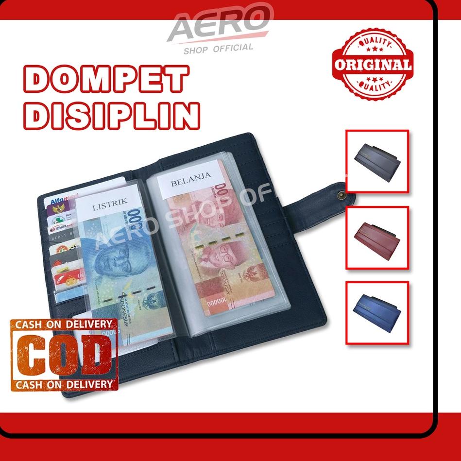 ۞ DOMPET DISIPLIN Sekat Spengatur Keuangan Hemat Pintar Wallet Panjang Tabung Tabungan Kas Bulanan Organizer Atur Belanja Wanita