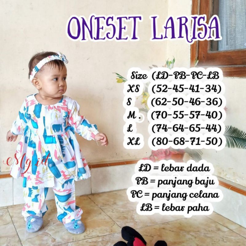 OneSet anak perempuan Larisa
