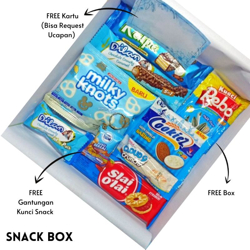 

READY Snack Box Murah Gift Box Hadiah Parsel Ulang Tahun Birthday