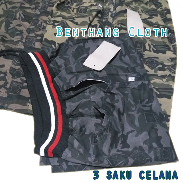 Celana Pendek American Drill Twill Army Doreng Eco