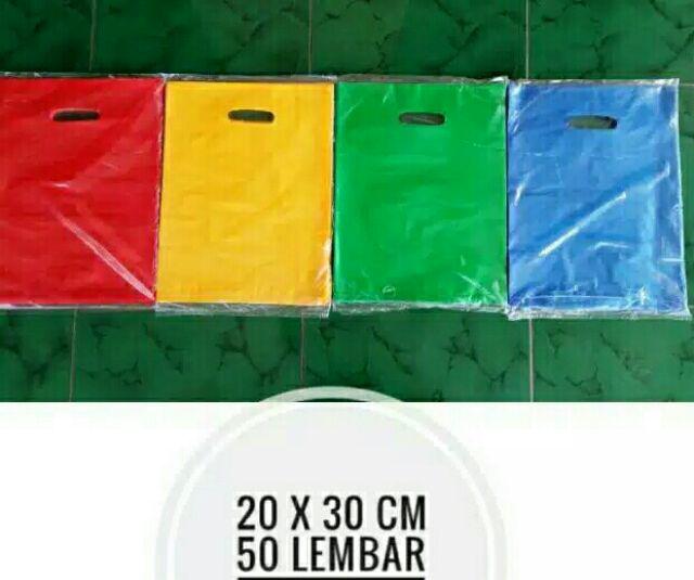 Kantong Kresek Polos Olshop Tanggung 20x30/ Kantong Plastik Olshop / Kantong Kresek