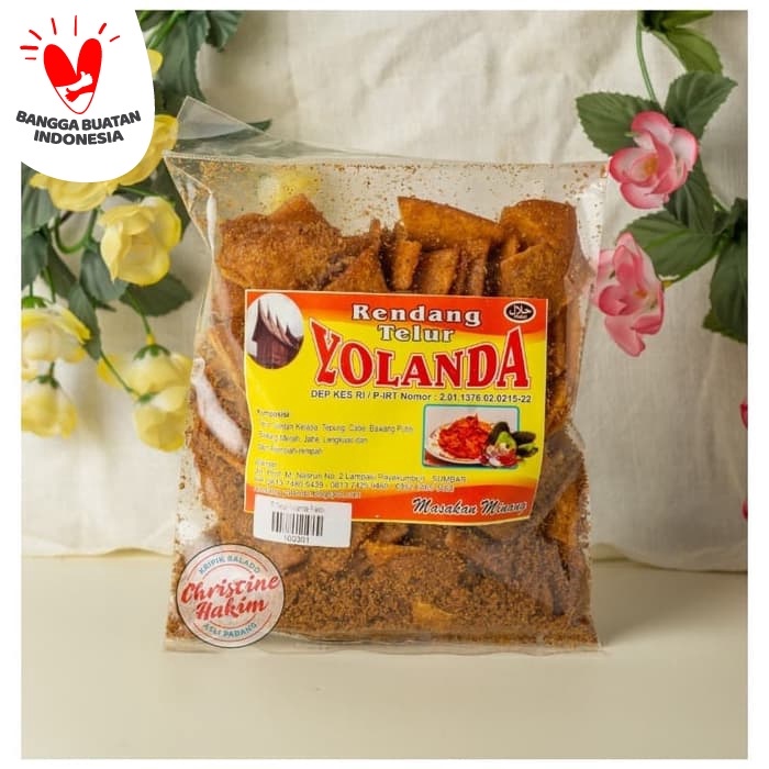 

TERLARIS Rendang Telur Yolanda Plastik