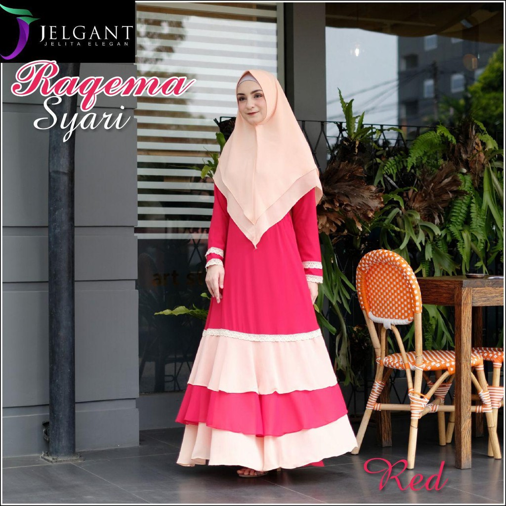 Gamis Syar'i Raqema by jelita muslimah ( jelgant )