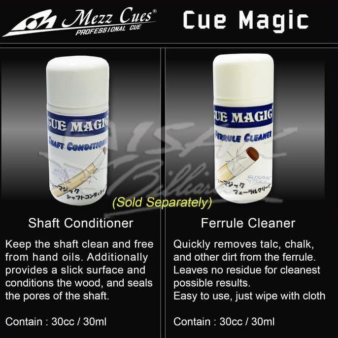 MEZZ CUE MAGIC SHAFT CONDITIONER - PEMBERSIH SHAFT STICK BILLIARD