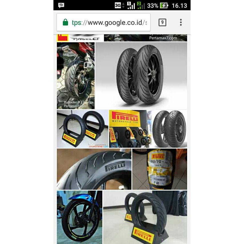 PAKETAN BAN PIRELLI  150/60-17 & 110/70-17 Ori