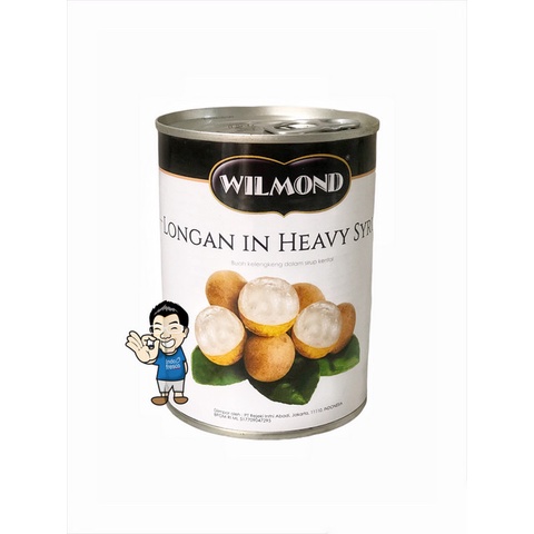 

Wilmond Longan In Heavy Syrup Canned- Minuman Buah Longan Kaleng 565g