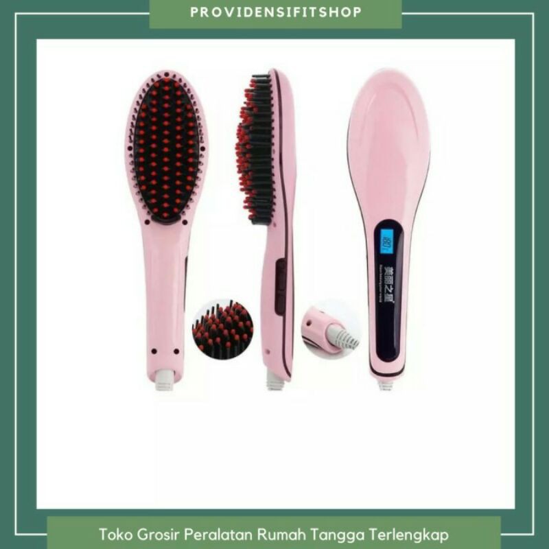 Catok Sisir Pelurus Rambut Hqt 906/ Fast Hair Straightener