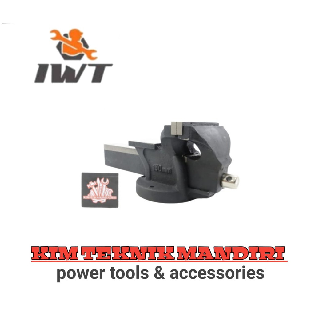 IWT RAGUM CATOK MEJA  6" / RAGUM CATOK BESI 6" BENCH VICE RAGUM DUDUK CATOK PARON 150MM BERKUALITAS