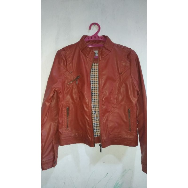 Preloved Jaket Kulit AKO JEANS