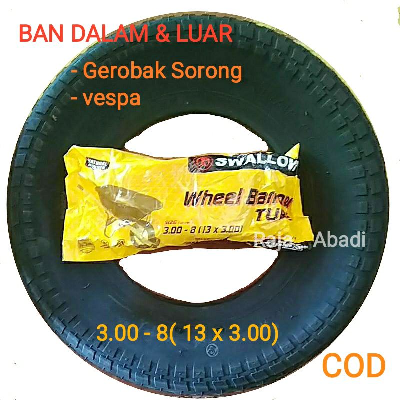 Ban Dalam dan Luar gerobak sorong - Ban angkong - ban dalam dan luar - ban vespa - ban gerobak roda satu