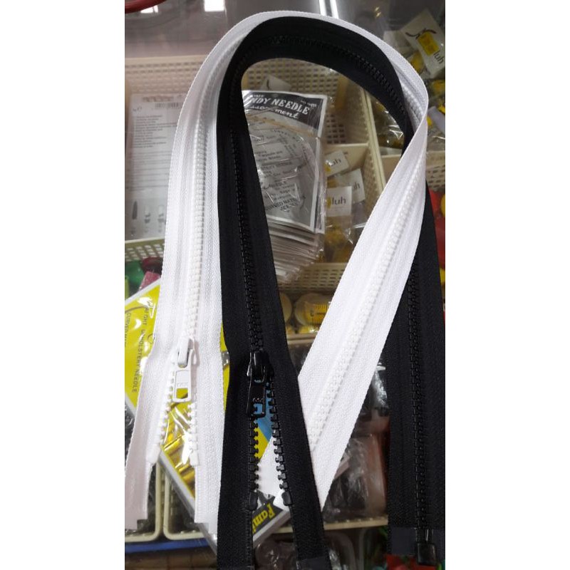 RESLETING JAKET YKK 75 CM GIGI VISLON / ZIPPER JAKET YKK ORIGINAL READY STOK