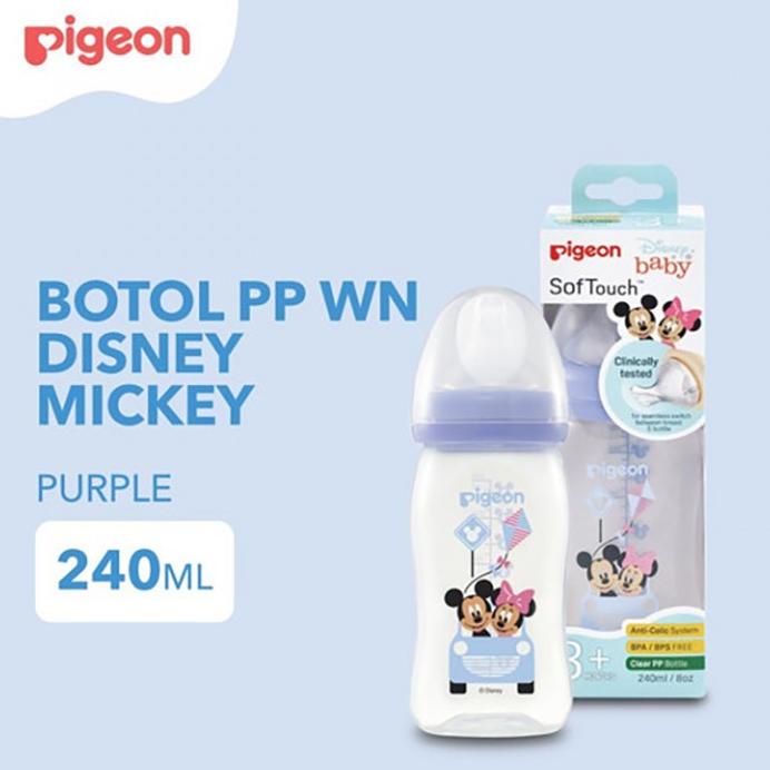 botol Pigeon Botol Susu Wide Neck Disney Mickey botol bayi dot bayi botol anak botol newborn
