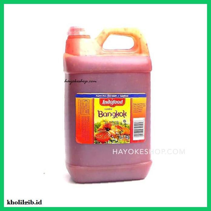 

Aneka-Sambal- Indofood Sambal Bangkok 6 Kg / Galon -Pedeeeeeezzzzzzz.