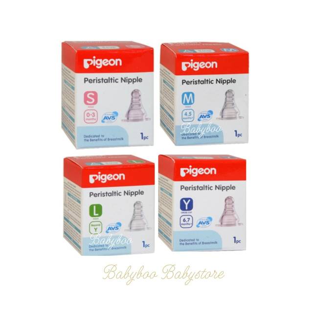PIGEON DOT NIPPLE BOTOL SUSU BAYI