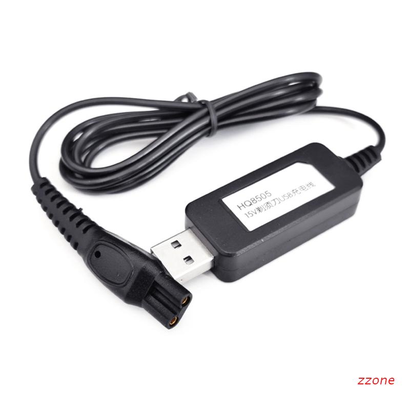 Zzz HQ850 Kabel Charger Power USB 15V Pengganti Untuk Alat Cukur Mobil