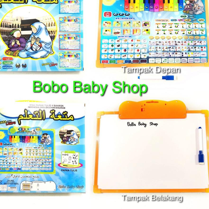 ♫ Ipad Papan Tulis Anak 4 Bahasa / Mainan Anak Playpad Arab + Piano / NEW PLAYPAD ➣