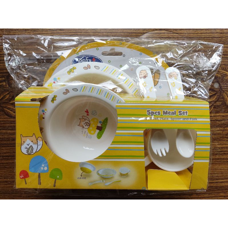 baby safe set meal 5 pcs FS65 / set tempat makan anak baby safe 5pcs