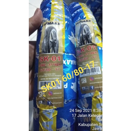 Ban Primaax SK01 60/80-17 - Ban Depan Astrea grand/Honda Astrea prima/Supra X/Honda Olong