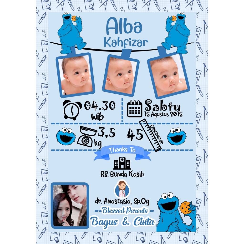 MILIKI DESAIN BIODATA BAYI HARGA TERJANGKAU BANYAK PILIHAN BIODATA ANAK BIODATA KELAHIRAN-27