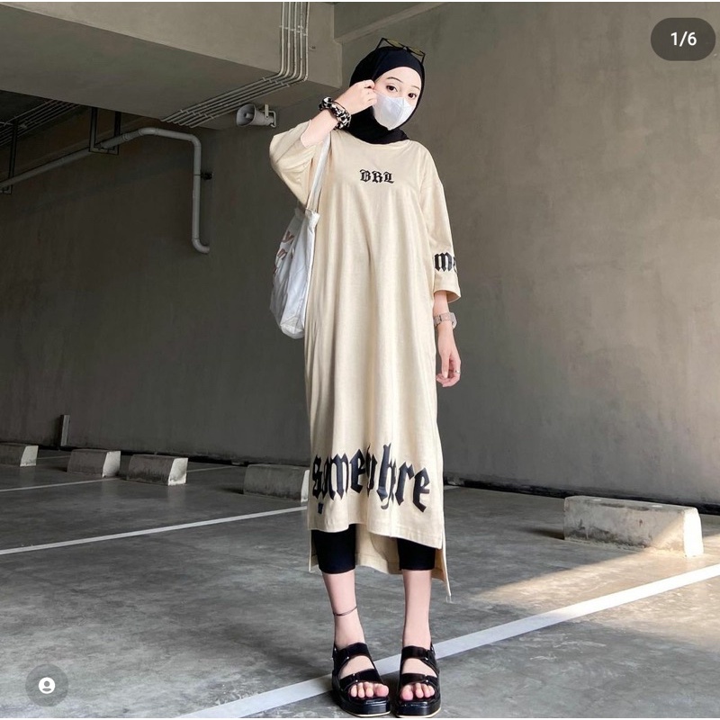 narumi dres shirt/dres oversize/kaos oversize