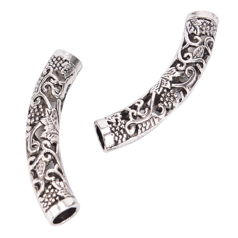 # Kaos T-Shirt Wanita Lengan Pendek Motif Print #Manik-manik Viking Tibet Warna Silver Untuk Rambut Gimbal